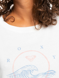 4 Wave Day - Bio-T-Shirt für Frauen Weiss ERJZT05426 Roxy