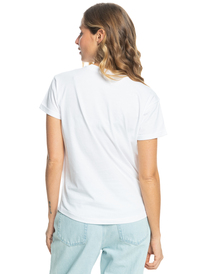 4 Sparkle Evening Flowers Square - T-shirt à manches courtes pour Femme Blanc ERJZT05447 Roxy