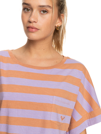 2 Stripy Sand - T-Shirt for Women Brown ERJZT05459 Roxy