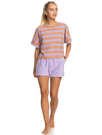 3 Stripy Sand - T-Shirt for Women Brown ERJZT05459 Roxy