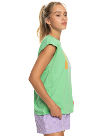 1 The Smell Of The Sea - Muscle T-Shirt for Women Green ERJZT05463 Roxy