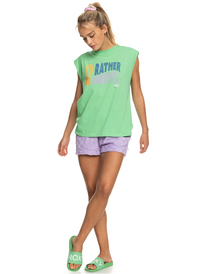 3 The Smell Of The Sea - Muscle T-Shirt for Women Green ERJZT05463 Roxy