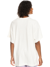 4 Sweet Flowers - Oversize Boyfriend-T-Shirt für Frauen Weiss ERJZT05469 Roxy