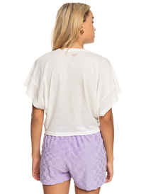 4 We Go To The Sea - Kürzeres T-Shirt für Frauen Weiss ERJZT05470 Roxy