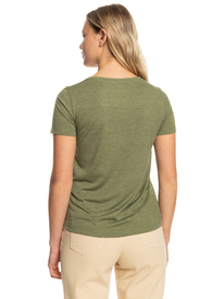 4 Chasing The Wave - Camiseta para Mujer Verde ERJZT05474 Roxy