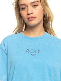 2 Moonlight Sunset A - T-shirt coupe boyfriend oversize pour Femme Bleu ERJZT05480 Roxy