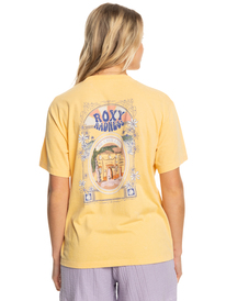 4 Moonlight Sunset - Oversized Boyfriend T-Shirt for Women Orange ERJZT05481 Roxy