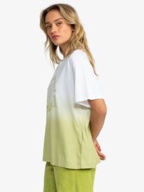 1 You Told Me A - Oversized T-Shirt for Women Green ERJZT05594 Roxy