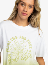 2 You Told Me A - Oversized T-Shirt for Women Green ERJZT05594 Roxy