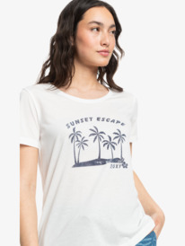 0 Chasing The Wave - T-shirt para Mulher Branco ERJZT05666 Roxy