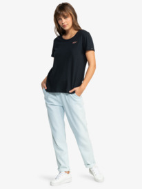 3 Saturdaze - T-Shirt à manches courtes pour Femme Noir ERJZT05731 Roxy