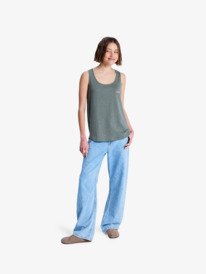 3 Saturdaze - Racerback Vest Top for Women Green ERJZT05732 Roxy