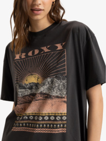 3 Dreamers - T-shirt met Korte mouw voor Dames Black ERJZT05810 Roxy