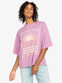 0 Sweet Shine - T-shirt à manches courtes pour Femme Violet ERJZT05817 Roxy