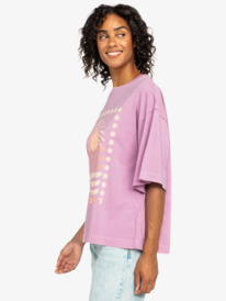 1 Sweet Shine - Short Sleeves T-shirt for Women Purple ERJZT05817 Roxy