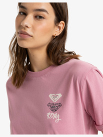 2 Noon Ocean Art - T-shirt à manches courtes pour Femme Violet ERJZT05819 Roxy