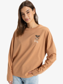 0 Dune Explorer - T-shirt met Lange mouw voor Dames Brown ERJZT05820 Roxy