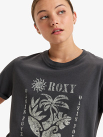 2 Summer Fun - T-shirt met Korte mouw voor Dames Black ERJZT05824 Roxy