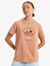 0 Summer Fun - Short Sleeves T-shirt for Women Brown ERJZT05825 Roxy