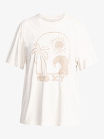 7 Mazzy - Short Sleeve T-shirt for Women Beige ERJZT05848 Roxy