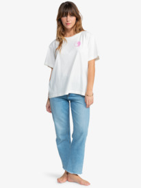 3 Keep A Breast Day - T-shirt met korte mouwen voor dames White ERJZT05873 Roxy