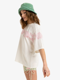 5 Hangloose Placed - T-shirt met Korte mouw voor Dames White ERJZT05904 Roxy