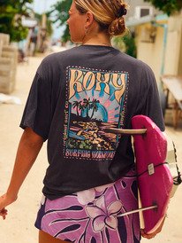 0 Sunnyoversize - T-Shirt für Frauen Schwarz ERJZT05905 Roxy