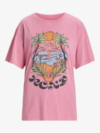 5 Sunnyoversize - Short Sleeves T-Shirt for Women Pink ERJZT05905 Roxy