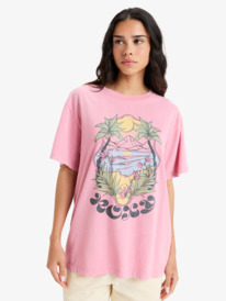 0 Sunnyoversize - T-Shirt für Frauen Rosa ERJZT05905 Roxy