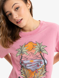 2 Sunnyoversize - T-Shirt für Frauen Rosa ERJZT05905 Roxy