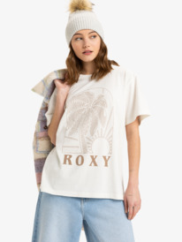 0 Sunnyoversize - T-shirt met Korte mouw voor Dames White ERJZT05907 Roxy