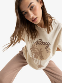 2 Sunnyoversize - T-Shirt für Frauen Beige ERJZT05908 Roxy