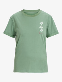 5 Oceanregular Art - T-shirt à manches courtes pour Femme Vert ERJZT05910 Roxy