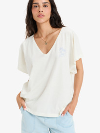 0 Nightfall - T-shirt à manches courtes pour Femme Blanc ERJZT05973 Roxy