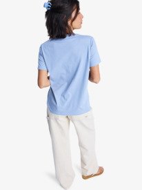 3 Ocean Road Art - T-shirt de manga curta para Mulher Azul ERJZT06015 Roxy