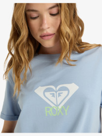 4 Ocean Road Art - T-shirt de manga curta para Mulher Azul ERJZT06015 Roxy