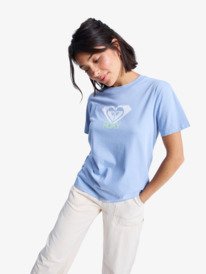 0 Ocean Road Art - T-shirt de manga curta para Mulher Azul ERJZT06015 Roxy