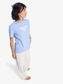 1 Ocean Road Art - T-shirt de manga curta para Mulher Azul ERJZT06015 Roxy