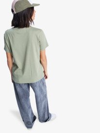 4 Ocean Road Art - T-Shirt à manches courtes pour Femme Vert ERJZT06015 Roxy