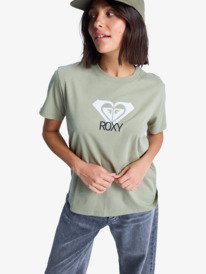 0 Ocean Road Art - T-Shirt à manches courtes pour Femme Vert ERJZT06015 Roxy