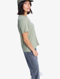 1 Ocean Road Art - T-Shirt à manches courtes pour Femme Vert ERJZT06015 Roxy
