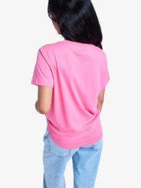 roxy, Ocean Road Art - T-shirt met korte mouwen voor Dames, SANGRIA SUNSET (mlw0) 3 Ocean Road Art - T-shirt met korte mouwen voor Dames Pink ERJZT06015 Roxy