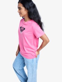 roxy, Ocean Road Art - T-shirt met korte mouwen voor Dames, SANGRIA SUNSET (mlw0) 1 Ocean Road Art - T-shirt met korte mouwen voor Dames Pink ERJZT06015 Roxy