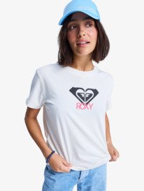 0 Ocean Road Art - Short Sleeve T-Shirt for Women White ERJZT06015 Roxy