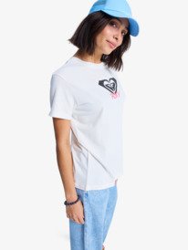 1 Ocean Road Art - Short Sleeve T-Shirt for Women White ERJZT06015 Roxy