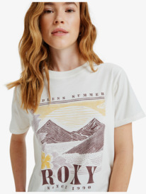 4 Oceanregular Poster - Maglietta a maniche corte da Donna White ERJZT06017 Roxy