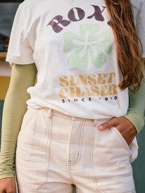 2 Hangloose Poster - T-shirt met korte mouwen voor Dames White ERJZT06018 Roxy