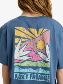 4 Hangloose Poster - T-shirt de manga curta para Mulher Azul ERJZT06018 Roxy
