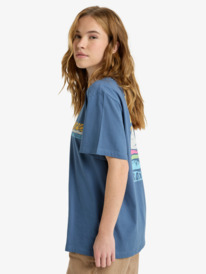 1 Hangloose Poster - T-shirt de manga curta para Mulher Azul ERJZT06018 Roxy