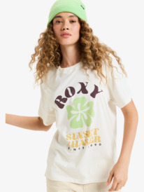 3 Hangloose Poster - T-shirt met korte mouwen voor Dames White ERJZT06018 Roxy